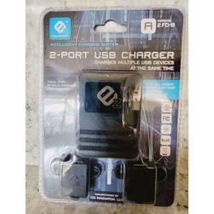 ICS Innovation‎ EZ Collection 2-Port USB Charger Mount Charging System New